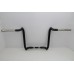 14" Z-Bar Handlebar without Indents Black 25-0152