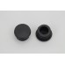 ChiZeled Handlebar Plugs Black Plastic 25-0204