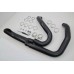 Wyatt Gatling 1-3/4" 2 into 1 Exhaust Header Set Black 29-0935