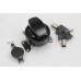 Fat Bob Ignition Switch with 5 Terminals Gloss Black 32-1692