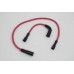Sumax Red with Black Tracer 7mm Spark Plug Wire Set 32-7360