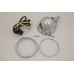 4-1/2" Custom Round Headlamp Shell 33-0054