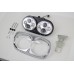 Chrome Dual LED Headlamp Unit 33-1100