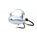 Chrome Oval Style Headlamp 33-1543