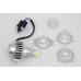 White LED H4 Replacement Bulb 33-1736