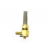 Sifton Brass Hex Petcock 90 Degree Left Hand Spigot with Nut 35-0759