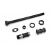 Parkerized Hex Head Rear Axle Kit 44-0382