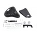 Black Leather Solo Seat With Mount Kit 47-0810
