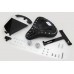 Black Leather Solo Seat With Mount Kit 47-0811