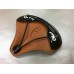 Brown Leather Solo Seat 47-0896