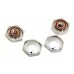 Rocker Shaft End Nut Stock Chrome 49-0037