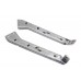 Chrome Saddlebag Guard Kit Reinforced Brackets 49-0532