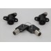 Black Saddlebag Lock and Key Kit 49-1005