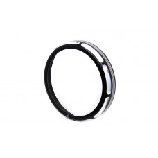 7" Black Anodize Burst Headlamp Trim Ring 33-1477