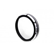 7" Black Anodize Burst Headlamp Trim Ring 33-1479