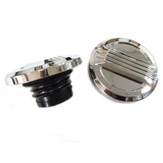 Air Flow Gas Cap Set Chrome 38-0493