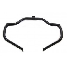 Black Front Engine Bar with Footpeg Pads 51-0871