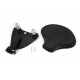 Black Leather Solo Seat with Mount Kit 47-0803