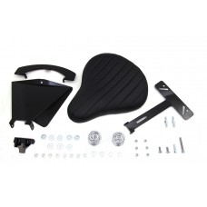 Black Leather Solo Seat With Mount Kit 47-0811