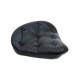 Black Vinyl Solo Seat with Buttons 47-0065