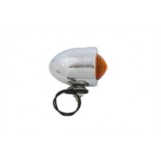 Chrome Bullet Marker Lamp 1 Wire Type 33-0400