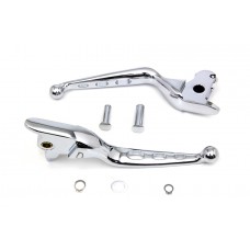 Chrome Drilled Hand Lever Set 26-0800