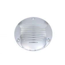 Chrome Grooved 3-Hole Derby Cover 42-1142