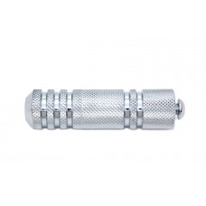 Chrome Knurled Five Grooved Shifter Peg 21-0357