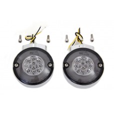 Chrome LED Turn Signal Set Front 33-1441