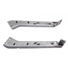 Chrome Saddlebag Guard Kit Reinforced Brackets 49-0532