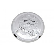 Eagle Spirit Derby Cover Chrome 42-0226