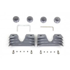 Head Bolt and Spark Plug Cover Kit Silver 42-1156