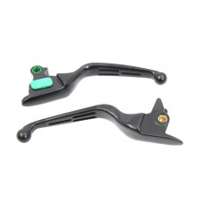 Matte Black 3-Slot Wide Hand Lever Set 26-0003