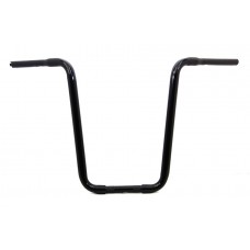 Narrow Body Ape Hanger Handlebar with Indents Black 25-1292