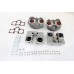 V-Twin Cylinder Head Set with Polished Rocker Box 10-1128