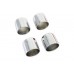 V-Twin Pushrod Cover Cup Set Chrome 11-1286