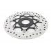 V-Twin Floating Stainless Steel, Black & Polished 11.8  Front Brake 23-0233