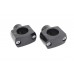 V-Twin 1-1/4  Shorty Riser Set Black 25-2232