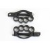 V-Twin Knuckle Footpeg Set Black 27-0770