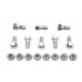 V-Twin Rear Brake Drum Bolt and Nut Kit Chrome 2800-16 3970B