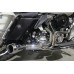 V-Twin FLT Offset Megaphone 2:1 1-3/4  Exhaust Chrome with Chrome 29-0026