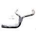 V-Twin FLT 2:1 Lake Style Exhaust System Chrome 29-0032