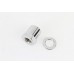 V-Twin Front Axle Nut and Washer Kit Chrome Plated 2929-2 43886-52