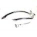 V-Twin Curved Radius Exhaust Header Set Chrome 30-0004