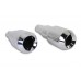 V-Twin Grenade Muffler Set Chrome 30-0073