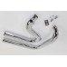 V-Twin FXST Zoomies Exhaust Drag Pipe Set Chrome 30-0656