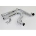 V-Twin FXST Zoomies Exhaust Drag Pipe Set Chrome 30-0656