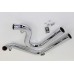 V-Twin FXST Zoomies Exhaust Drag Pipe Set Chrome 30-0656