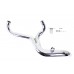 V-Twin FXD 2:1 Lake Side Pipe Exhaust Chrome 30-0678