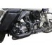 V-Twin FXD 2:1 Lake Side Pipe Exhaust Black 30-0679